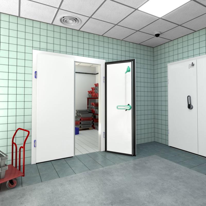 Распашные двустворчатые холодильные двери (РДД) «ПрофХолод»