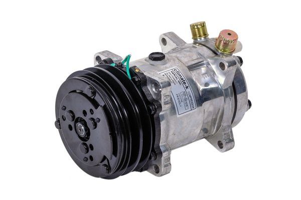 Компрессор кондиционера поршневой Sanden 5H14,24V,А2,RC-U0808М выходы вертикальные (O-ring) 34-78