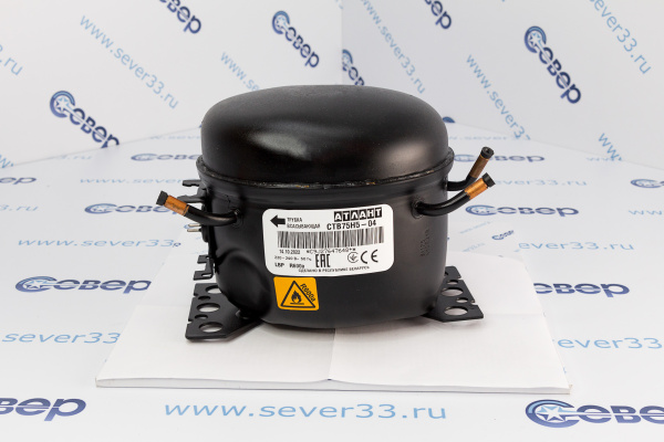 Компрессор Атлант СТВ 75 Н5-(R600) при -23,3 С - 125 Вт_1