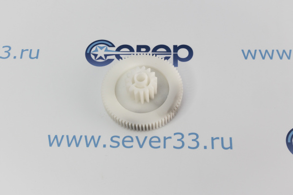 Шестерня для мясорубки Polaris, Scarlett D=7629, H=3714, d=8мм, 15 и 75 прямых зубьев_1