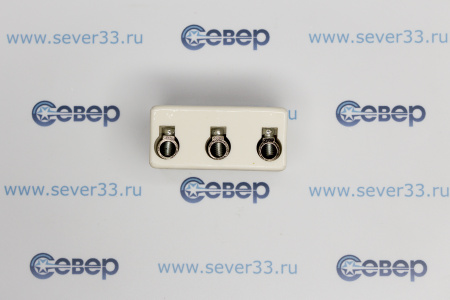 Клеммная колодка плиты универ. на 6 контакта КЕРАМИКА 40A/250V 26x47mm | Продажа, монтаж и обслуживание холодильного оборудования | Север33