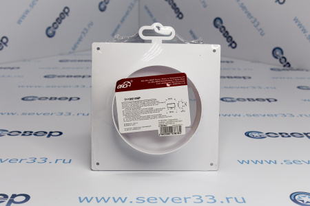 511SK10NP, Соединитель каналов с накладной пластиной пластик, 55х110/D100	 | Продажа, монтаж и обслуживание холодильного оборудования | Север33