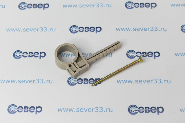 Дюбель-хомут крепление для труб "бобры", 16, RTP