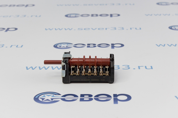 Переключатель плиты 263900055, 850511K GOTTAK 7LA 5 поз. 23mm 16(4)A 250V, 10(2)A 400V CO_1