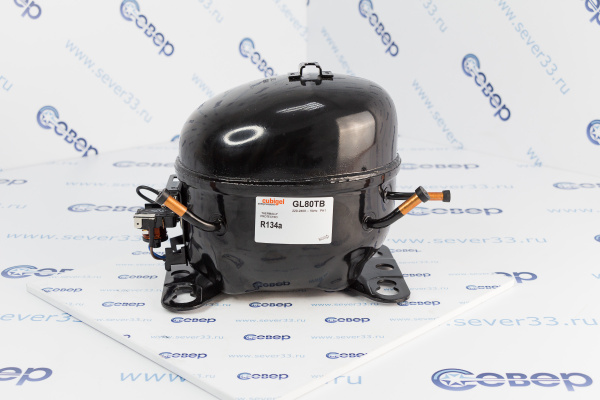 Компрессор GL80TB (R-134a, MBP, Ткип.= 7,2°C Тконд.= 55°C) - 662 Вт._1