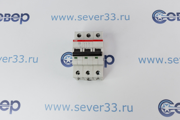 Автомат эл. ABB 3р 63А S203 380V_1