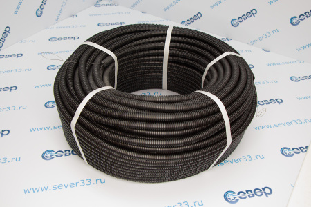Гофра с протяжкой 16 черная ПНД | Продажа, монтаж и обслуживание холодильного оборудования | Север33