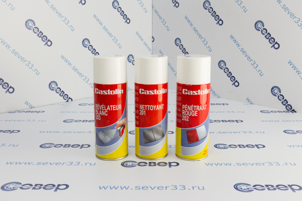 Спрей набор для выявления трещин Castolin_1