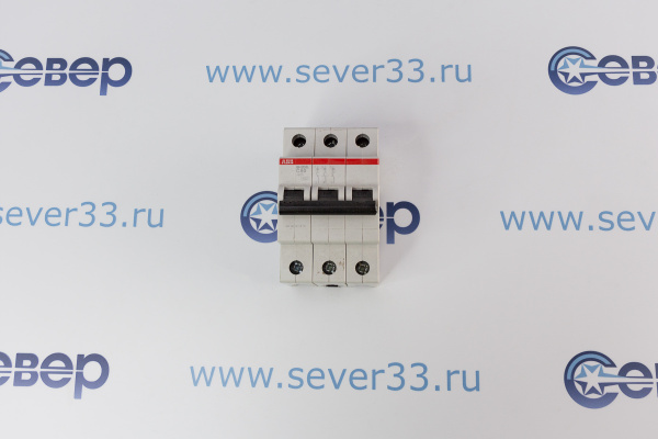 Автомат эл. ABB 3р 50А SH203L 4.5кА 220V_1