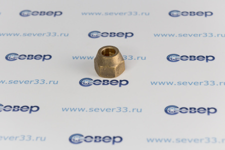 Гайка латунная 3/8" литая | Продажа, монтаж и обслуживание холодильного оборудования | Север33