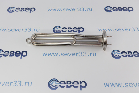 ТЭН RF 1500W, ИТА, нерж, Ø64, М4, клеммы под разъем, L240мм, 220V | Продажа, монтаж и обслуживание холодильного оборудования | Север33