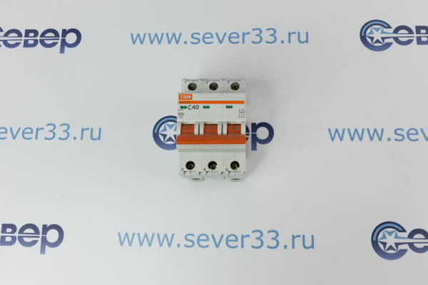 Автомат эл. TDM ВА47-29 С 3р 40А 380V_1
