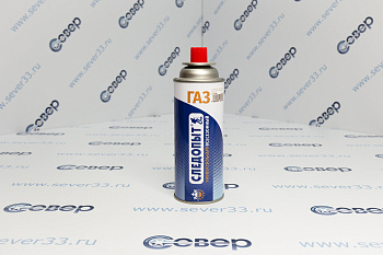 Газ для порт. плит "СЛЕДОПЫТ", метал. баллон, 220гр. цанг. (всесезонный) РОССИЯ
