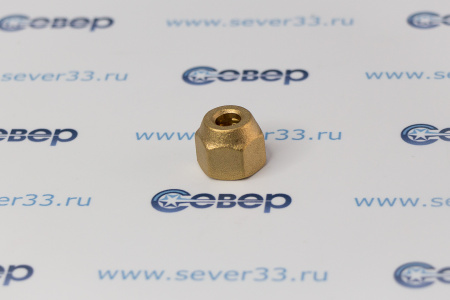 Гайка латунная 1/4" точеная  | Продажа, монтаж и обслуживание холодильного оборудования | Север33