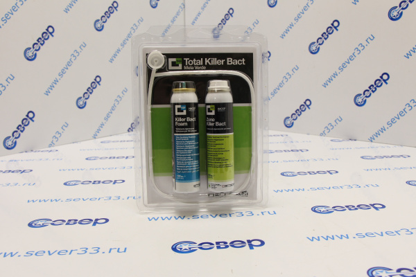 Набор очищаюших средств TotalKillerBact пена 100 мл (яблоко)