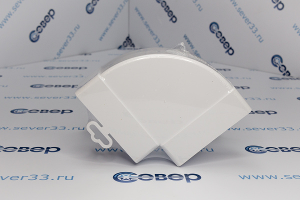 612КГП, Колено горизонтальное пластик 90°, 60х120_1e