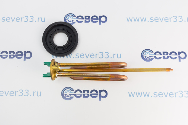 ТЭН для водонагревателя Ariston 1500W M5 D-48мм Н-280мм с прокладкой_6