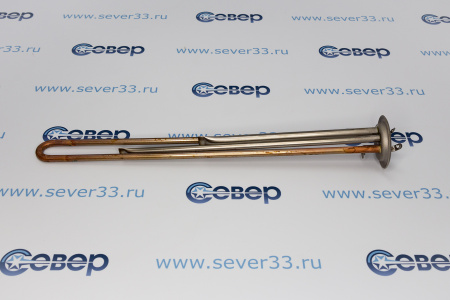 ТЭН RF 2000W, TW, медь, Ø64, клеммы под винт, L420мм | Продажа, монтаж и обслуживание холодильного оборудования | Север33
