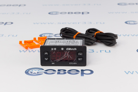 Контроллер ETC- 974 (10A) +2 датчика | Продажа, монтаж и обслуживание холодильного оборудования | Север33