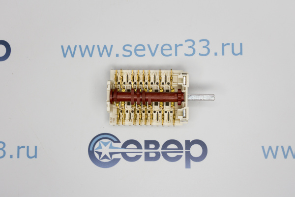 Переключатель духовки Dreefs 11HE242, 10-поз., шток-29mm, зам. Hansa-8061791,8050826 COK301AA CU6648_1