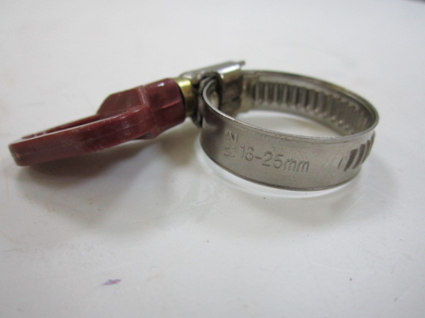 Хомут 16мм-25мм с барашком