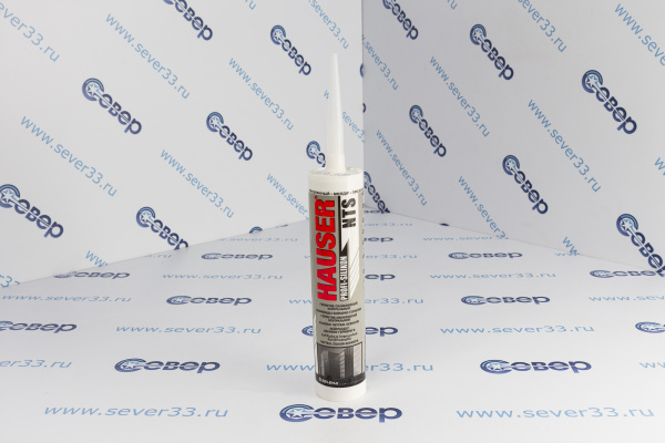Герметик силиконовый нейтральный Hauser, 260мл, прозрачный_1