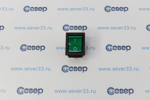 Переключатель REXANT IRS-201-4C on-off зеленый 16А_1