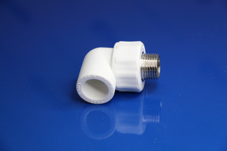 Угол ком.с наруж.рез.20х1/2 белый | Продажа, монтаж и обслуживание холодильного оборудования | Север33