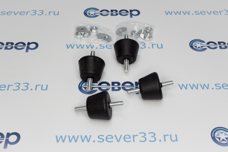 Антивибрационные опоры S1-45(4шт. черн..) | Продажа, монтаж и обслуживание холодильного оборудования | Север33