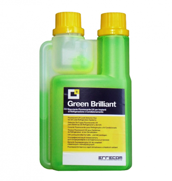 УФ краситель GREEN BRILLIANT для холодильных систем(100 мл)  1