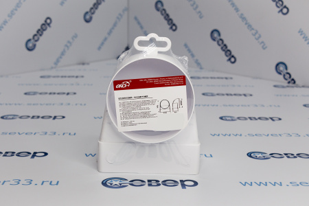 612СК10КП, Соединитель угловой 90°, плоского воздуховода с круглым пластик, 60х120/D100			 | Продажа, монтаж и обслуживание холодильного оборудования | Север33