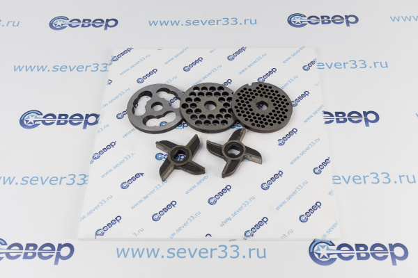 Комплект ножей для мясорубки МИМ-300 без бурта_1