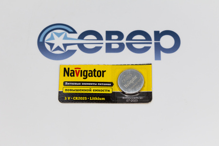 Элемент питания Navigator NBT-CR2025-BP5 94 764 | Продажа, монтаж и обслуживание холодильного оборудования | Север33
