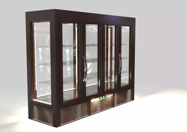 Шкаф-витрина Glacier Исполин двухкамерный_2