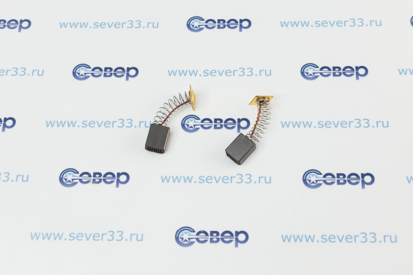 Электроугольная щетка (2шт), Интерскол (дрель ДУ 1050), 6x10x13мм, квадратный проводник (560)_1