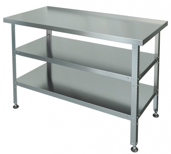 стол без бортов, 2 полки