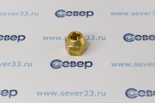 Гайка латунная 516 точеная_1