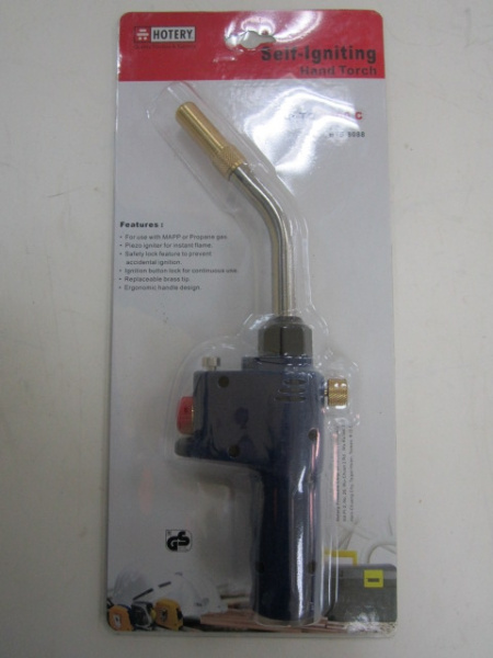 Горелка BTS-8088B(MAPP  газ без шланга с пьезоподжигом) Тайвань