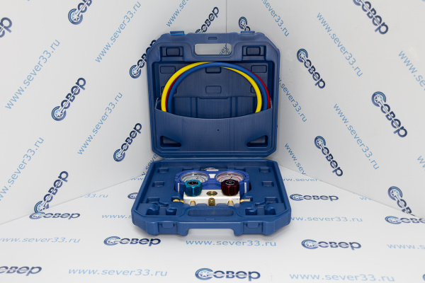 Коллектор двухентильный ZENNY HMG-2-R-410A-II_1e