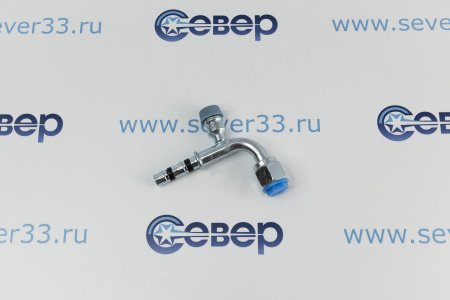 Фитинг для автоконд. аналог Manuli 10мм №8х90˚ O-ring cзаправ. портом (1/2”; Резьба 3/4” 16 UNF) | Продажа, монтаж и обслуживание холодильного оборудования | Север33