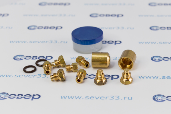 Комплект жиклёров (пропан) газовой плиты Дарина мод. GM 141, GM 241, GM 341, с термостатом_2