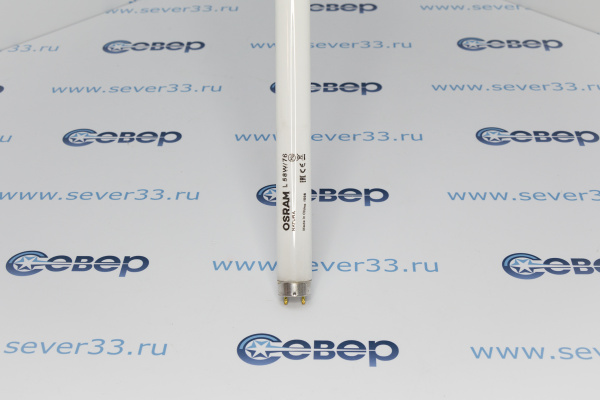 Лампа линейная люминесцентная ЛЛ 58 вт L58_76 G13 специальная для мясных прилавков_1