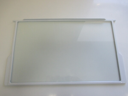 Полка стекло с обрамлением Индезит (белая большая) | Продажа, монтаж и обслуживание холодильного оборудования | Север33