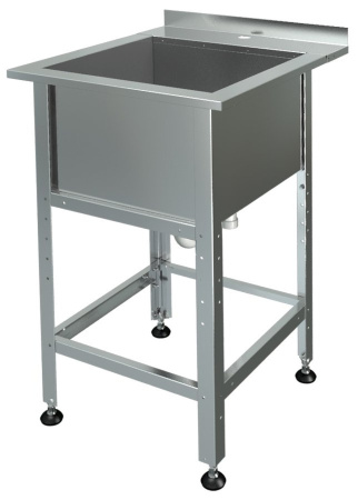 Мойка с бортом МБ-1-0,3-0,53/1,01 (ванна из AISI 430, t=0,6) (1010х600х890мм) | Продажа, монтаж и обслуживание холодильного оборудования | Север33