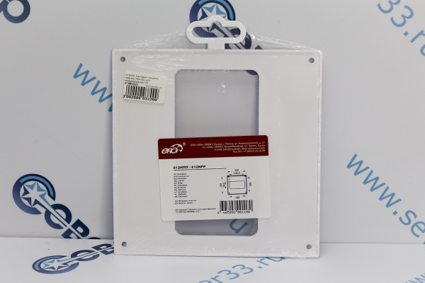 612НПП, Накладка торцевая пластик 150х150, для воздуховода 60х120_1e