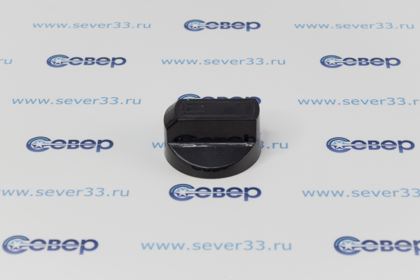 Ручка газового крана универсальная, черная_1