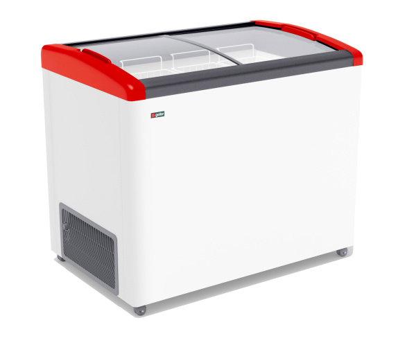 Морозильный ларь Gellar FG 350 E с гнутой крышкой_1