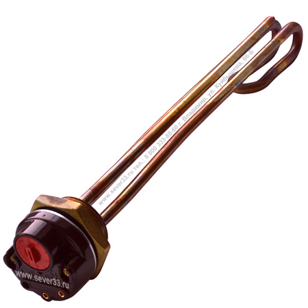 Тэны Аристон (Тип RCT) ТЕРМОСТАТ 2 kWatt изогнутый на резьбовом фланце D42 мм с загибом, резьба | Продажа, монтаж и обслуживание холодильного оборудования | Север33