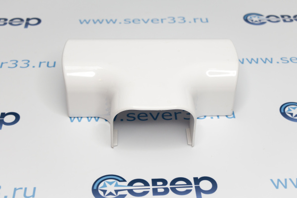 Тройник накладной 90 град. для РКК-74х55 (белый)_2