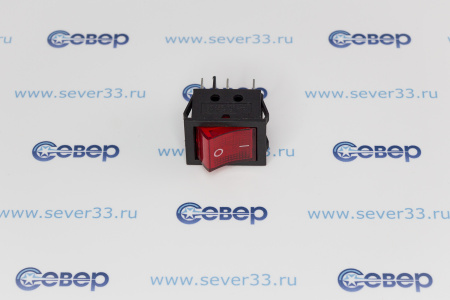Переключатель KCD4-202N-C3-R/6P on- Красная | Продажа, монтаж и обслуживание холодильного оборудования | Север33